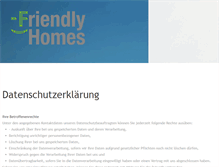 Tablet Screenshot of friendlyhomes.de
